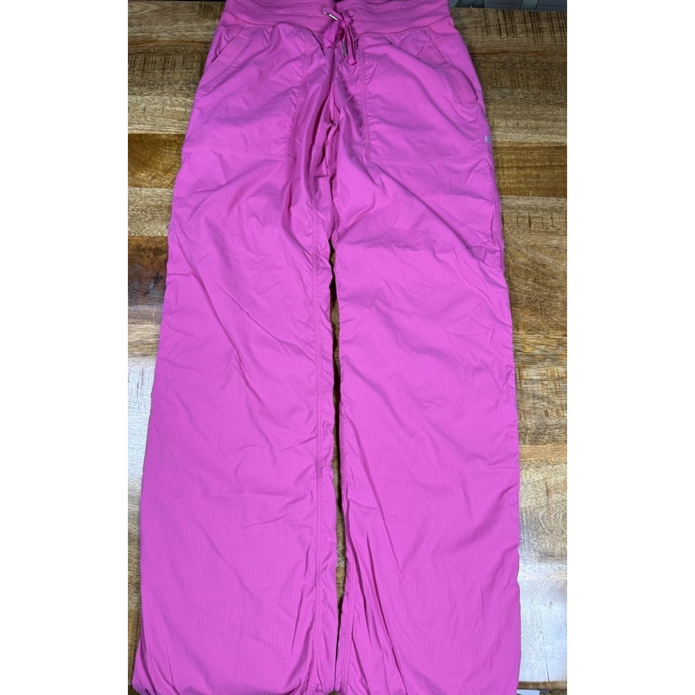 Lululemon Dance Studio‎ Pants Womens 6 Pink Mid Rise Drawstring Jogger 30"